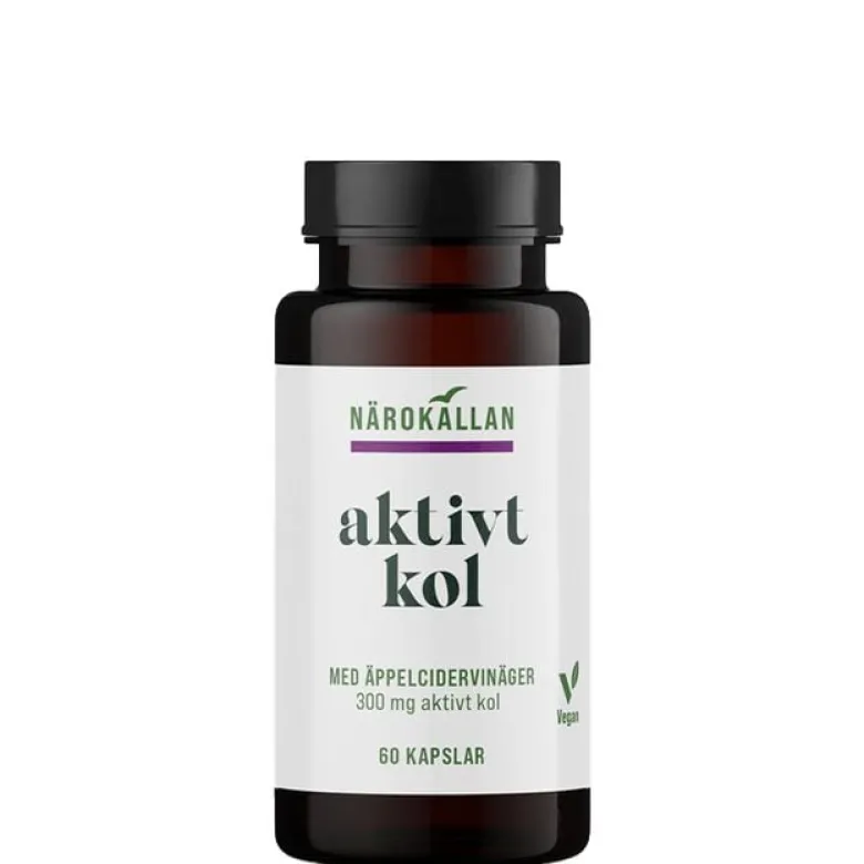Aktivt Kol + Äppelcidervinäger 60 kapslar