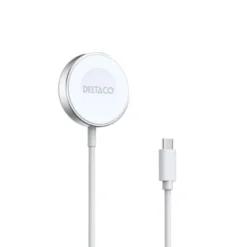 Apple Watch/Samsung Galaxy Watch Laddare 1 m USB-C Kabel, Vit