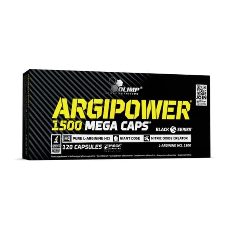 ArgiPower 1500 Mega Caps L-arginin Kapslar 120 st