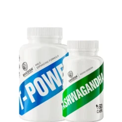 Ashwagandha 60 Kapslar + T-Power Testo DAA 200 Kapslar