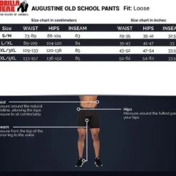 Augustine Old School Pants, Black/Red