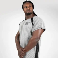 Augustine Old School Work Out Top, Grey
