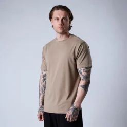 Bamboo t-shirt, Dark khaki