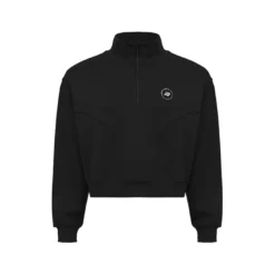 Base Sweat Half Zip, Black