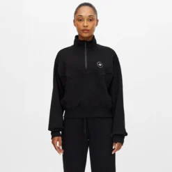 Base Sweat Half Zip, Black