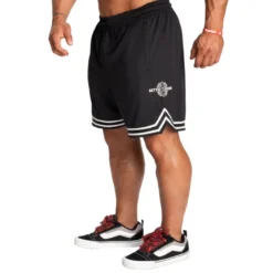 Basketball Shorts, Black/White