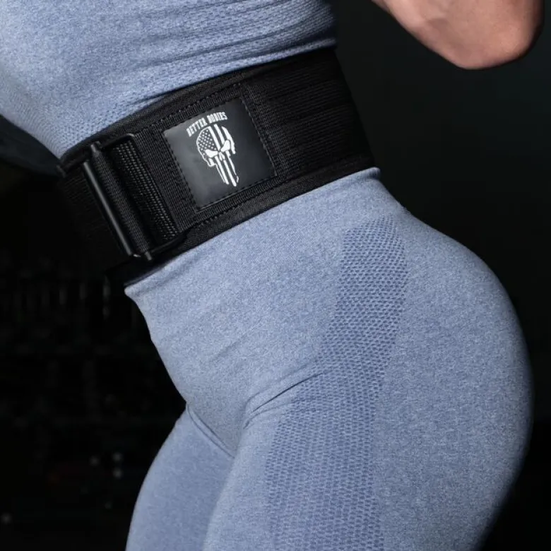 BB quick lock belt, Black/White