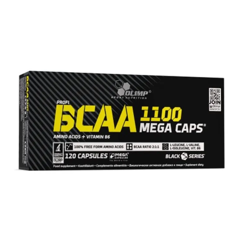 BCAA Mega Caps 120 kapslar