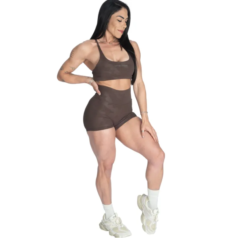 Better Bodies Sport tops, BB strappy bra, Timber Camo