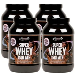 BIG BUY 4 x Super Whey Isolate Vassleproteinisolat 1300 g
