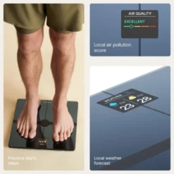 Body Smart Diagnostisk Personvåg Svart