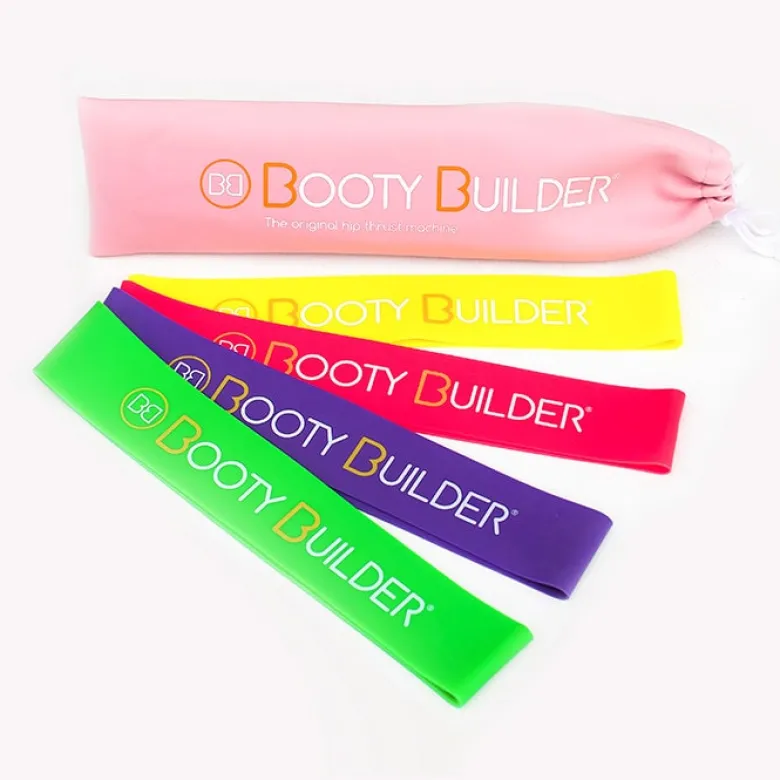 Booty Builder Minibands Rosa 4-Pack
