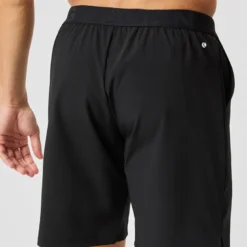 Borg Athletic 9" Shorts, Black Beauty