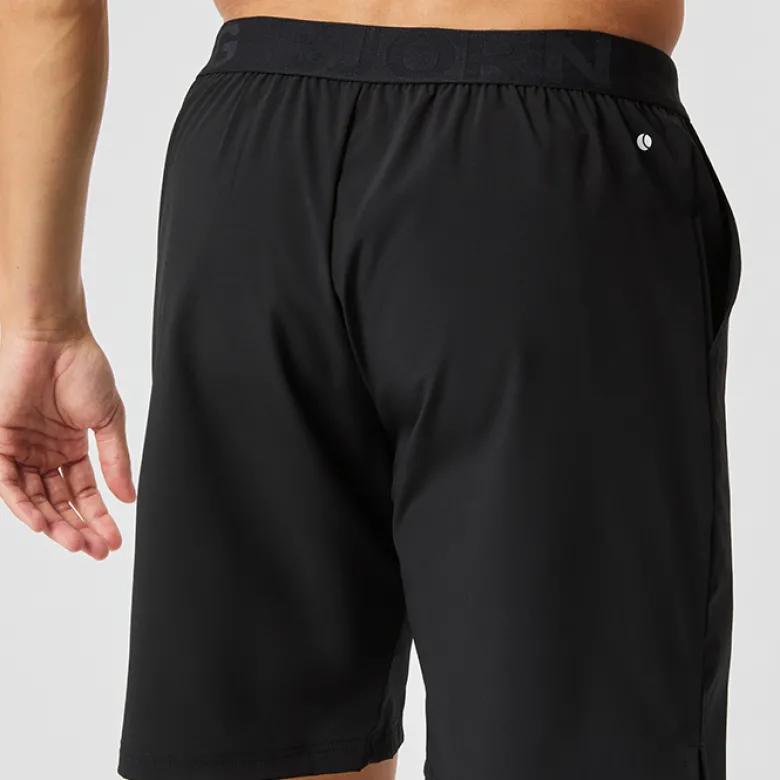 Borg Athletic 9" Shorts, Black Beauty