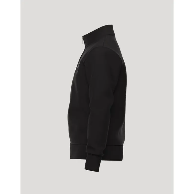 Borg Essential 1 Half Zip, Black Beauty