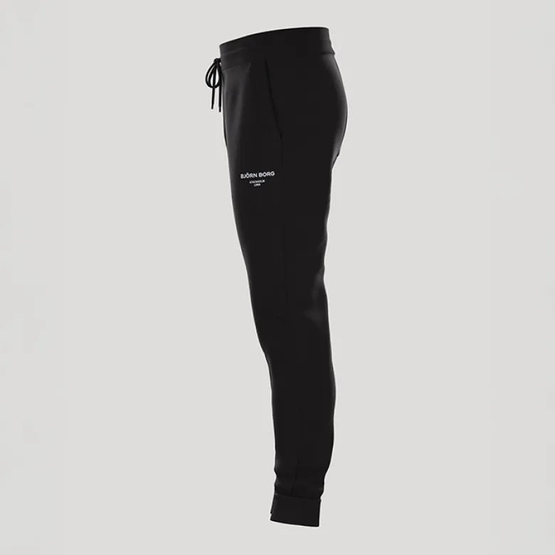 Borg Essential 1 Tapered Sweatpants, Black Beauty