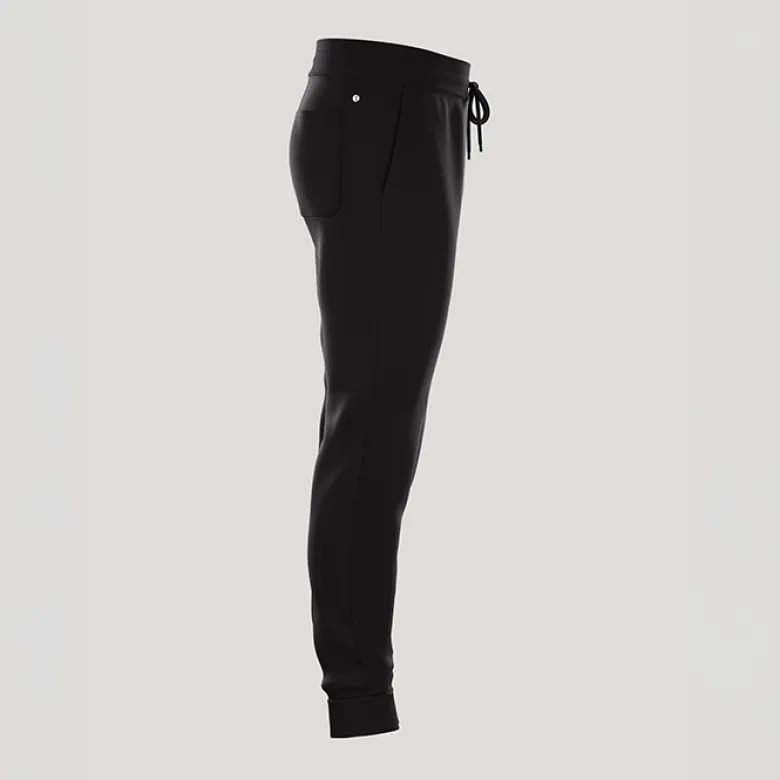 Borg Essential 1 Tapered Sweatpants, Black Beauty
