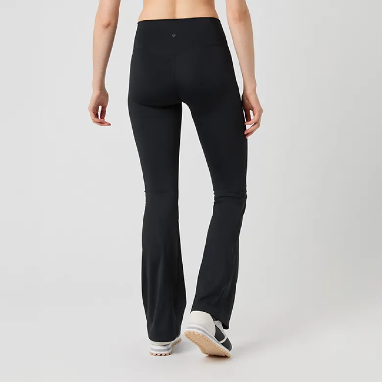 Borg Flare Tights, Black Beauty