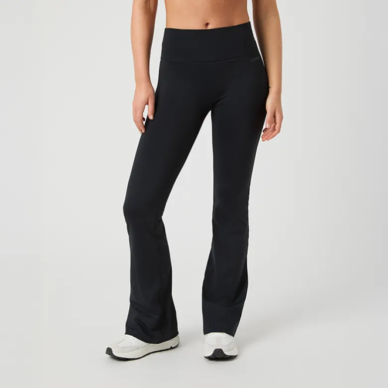 Borg Flare Tights, Black Beauty