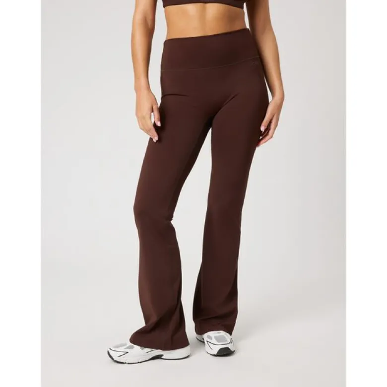 Borg Flare Tights, Coffe Bean