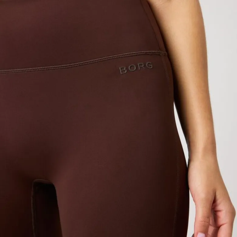 Borg Flare Tights, Coffe Bean