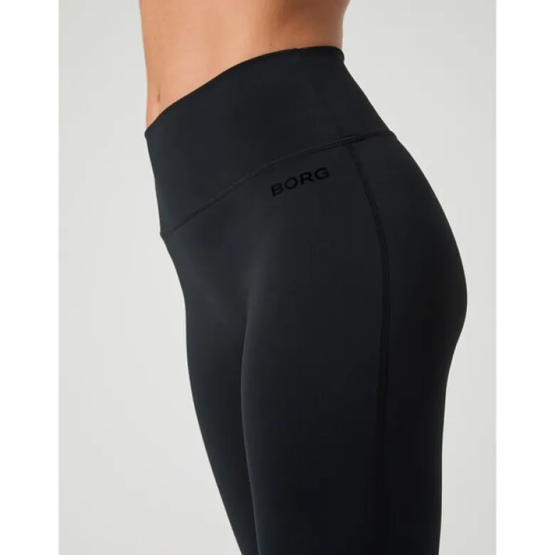 Borg Flare Tights Short, Coffe Bean