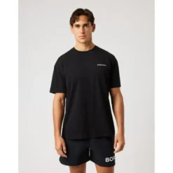 Borg Gym Oversized T-shirt, Black Beauty