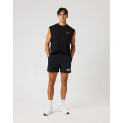 Borg Gym Sleeveless T-shirt, Black Beauty