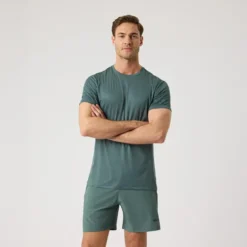 Borg Light T-Shirt, Balsam Green