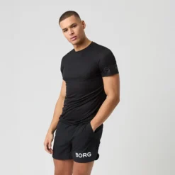 Borg Light T-shirt, Black Beauty