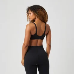 Borg Reform Sports Bra, Black Beauty