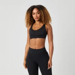 Borg Reform Sports Bra, Black Beauty