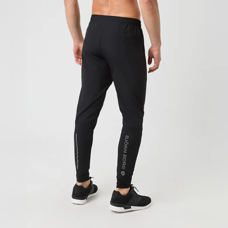Borg Running Pants, Black Beauty