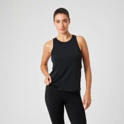 Borg Sports Tank Top, Black Beauty