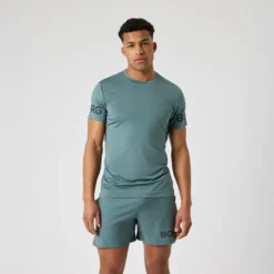 Borg T-Shirt, Balsam Green
