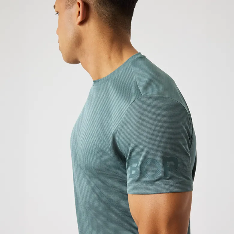 Borg T-Shirt, Balsam Green