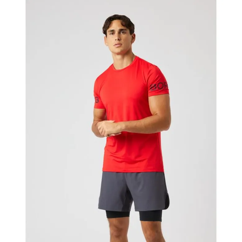 Borg T-shirt, Flame Scarlet