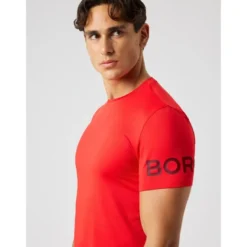 Borg T-shirt, Flame Scarlet