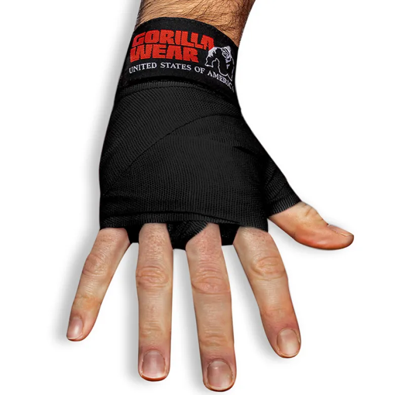 Boxing Hand Wraps, Black, 2,5 m