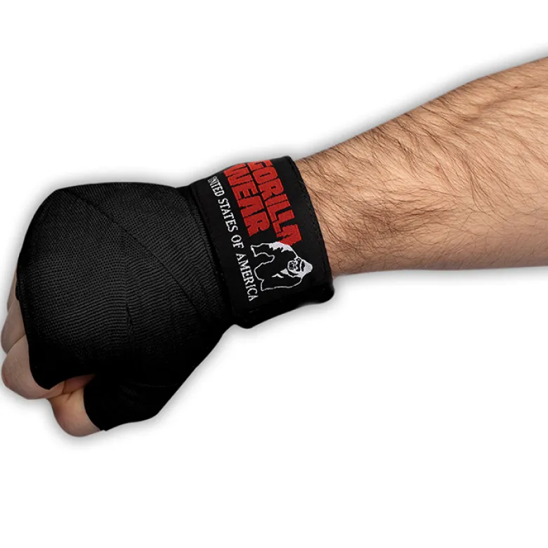 Boxing Hand Wraps, Black, 2,5 m