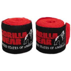 Boxing Hand Wraps, Red, 2,5 m