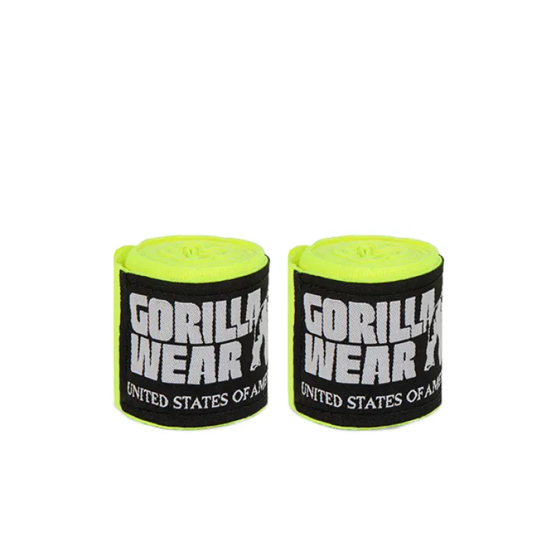 Boxing Hand Wraps, Yellow, 2,5 m