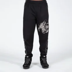 Buffalo Old School Workout Pants, Black/Grey