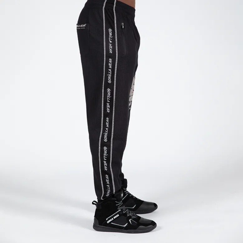 Buffalo Old School Workout Pants, Black/Grey