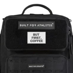 Built for Athletes But First Coffee Velcro Patch