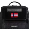 Built for Athletes Flag Patch Norway