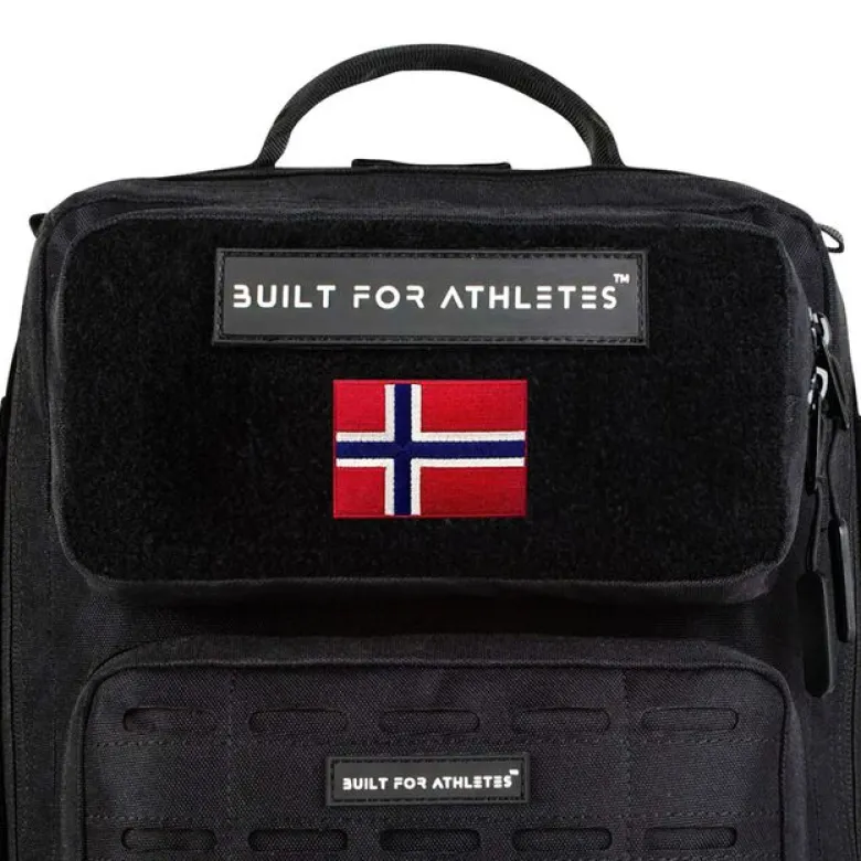 Built for Athletes Flag Patch Norway