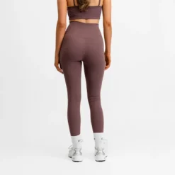 Butter Soft High Waist Tights, Dark Mauve