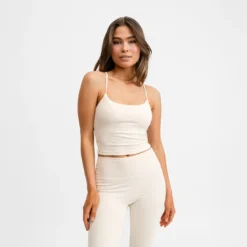 Butter Soft Singlet Cream White