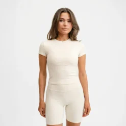 Butter Soft Tee Cream White